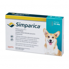 Simparica antipulgas para perros de 10-20kg
