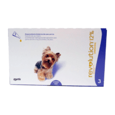 Zoetis Revolution 12% pipeta antipulgas para perros de 2.6 a 5 kg