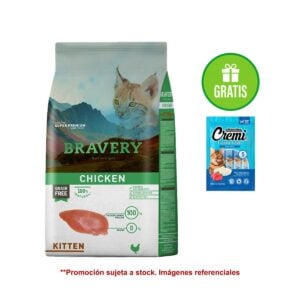 Bravery Chicken Kitten 2kg - Alimento para gatitos
