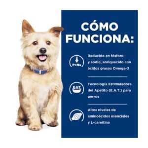 Hills PD kd Cuidado renal Alimento para Perros como funciona