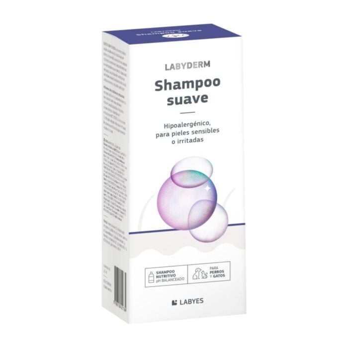 Labydem Shampoo Suave 220ml - Perros y gatos con piel sensible