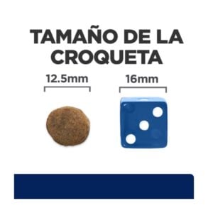 tamaño de croqueta