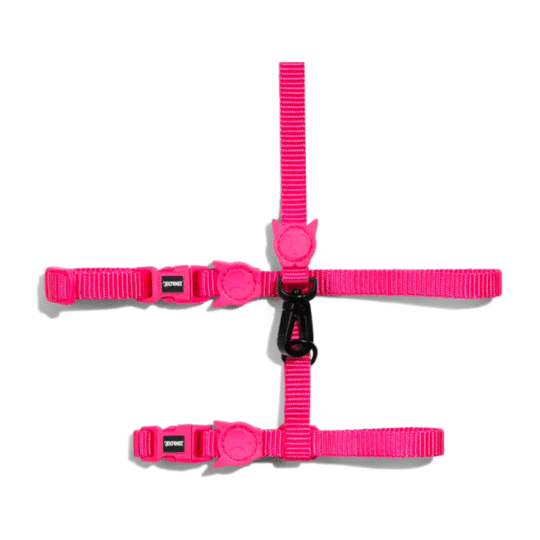 Zeecat arnés y correa para gatos modelo Pink Led