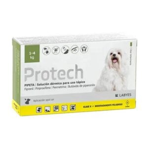 Protech Pipeta antipulgas para perros de 1 a 5kg
