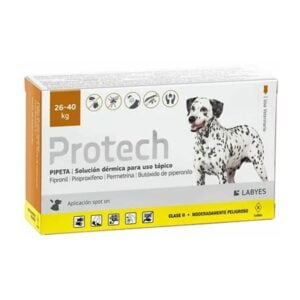 Protech Pipeta antipulgas para perros de 26 a 40kg