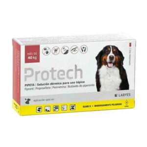 Protech Pipeta antipulgas para perros de +40kg