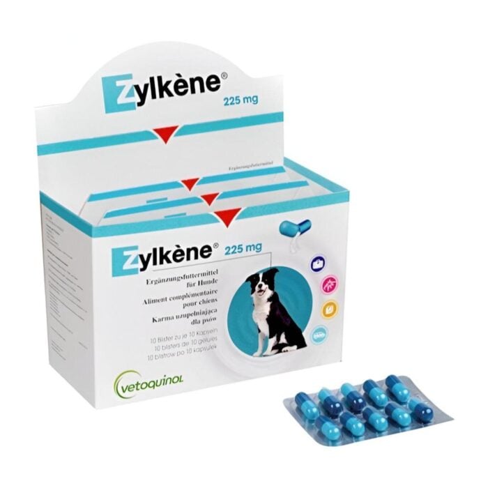 Vetoquinol Zylkene 225mg x 10 caps - Modulador de conducta