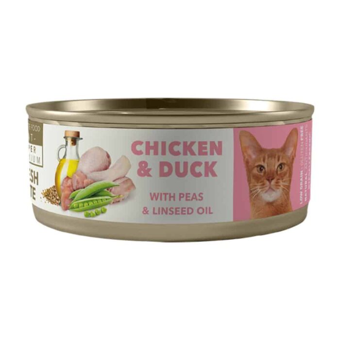Amity Pollo y Pato 80gr - Gatos adultos