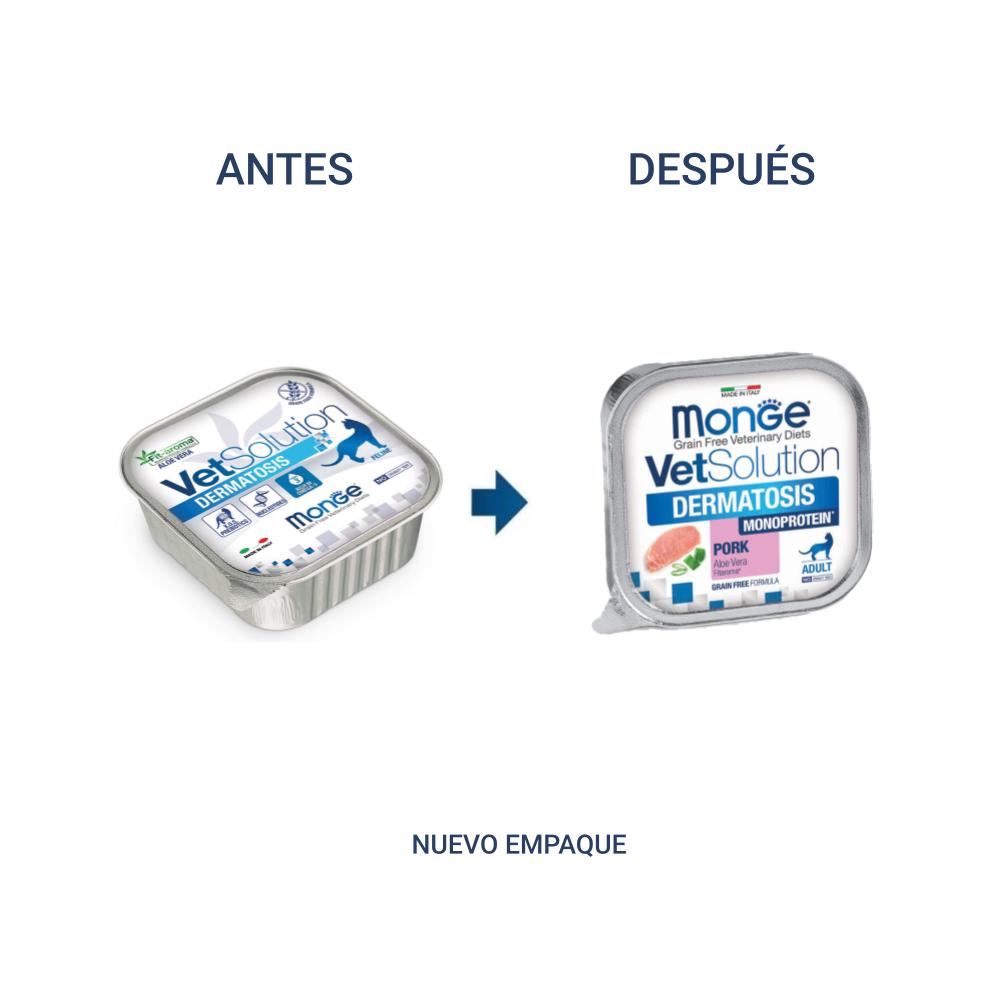 Monge VetSolution Feline Dermatosis 100gr - Imagen 2