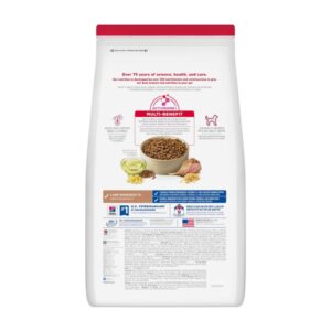 hills sd adult small bites lamb rice perros adultos atras