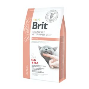 brit grain free vet diets cat renal huevo