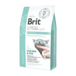 brit grain free vet diets cat struvite pollo
