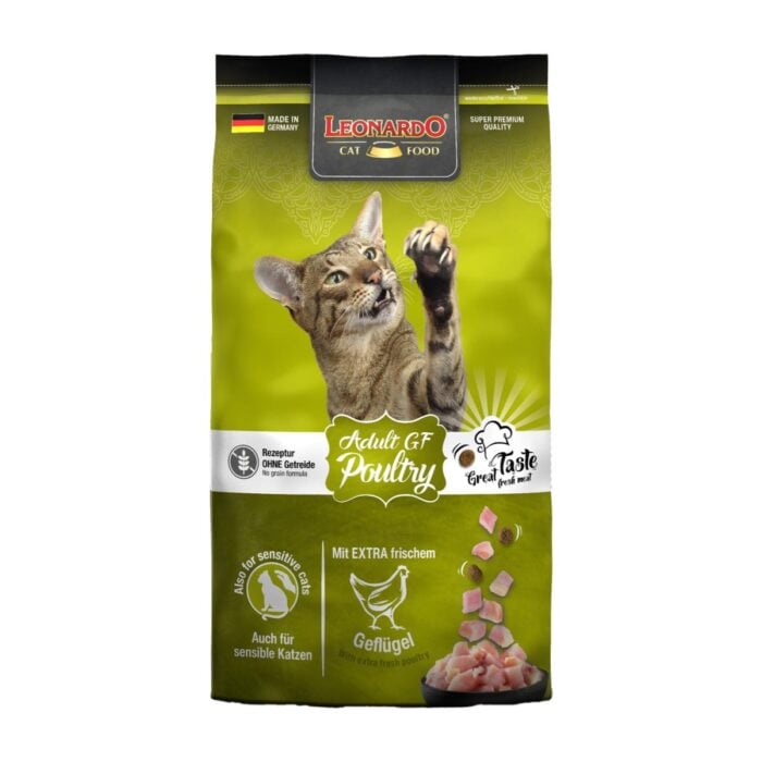 Leonardo Adult GF Poultry - Alimento libre de granos gatos adultos