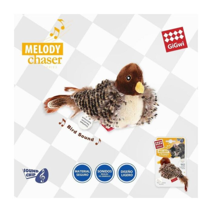 GIGwi Melody Chaser Bird - Juguete para gatos - Imagen 4