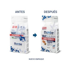 Monge VetSolution Canine Joint Mobility Antes y despues