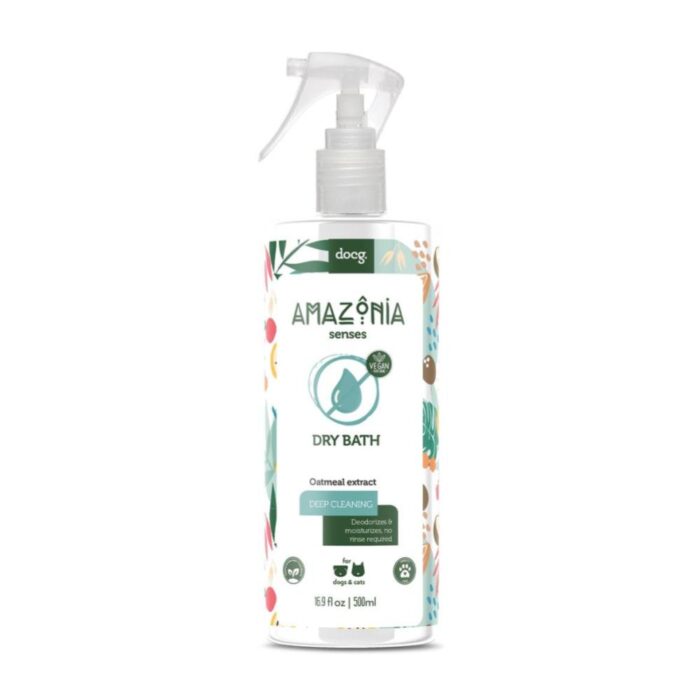 Amazonia Dry Bath 500ml - Baño Seco perros y gatos