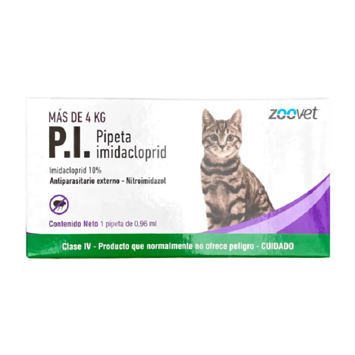 P.I. de 4 a 9kg - Pipeta antipulgas para gatos