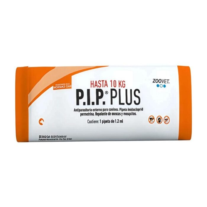 P.I.P. Plus de 4 a 10kg - Pipeta antipulgas para perros