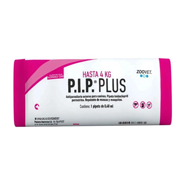 P.I.P. Plus hasta 4kg - Pipeta antipulgas para perros