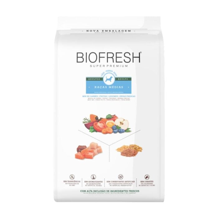 Biofresh mix carnes, frutas y vegetales - Adultos razas medianas