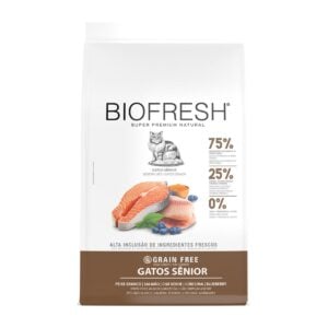 Biofresh Gatos Senior Salmón, té verde, cúrcuma, arándano 1.5kg
