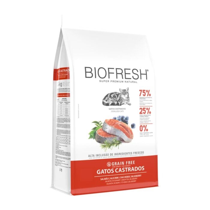 Biofresh Salmón, romero, té verde y arándanos - Gatos Castrados - Imagen 2