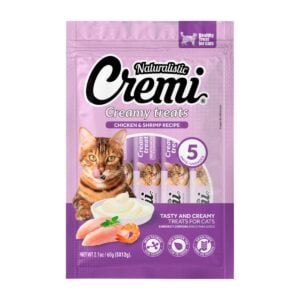 Cremi Chicken & Shrimp Recipe x 5 - Snack cremoso para gatos