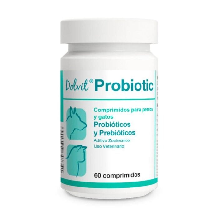 Dolvet Probiotic 60 tabs- Suplemento para perros y gatos