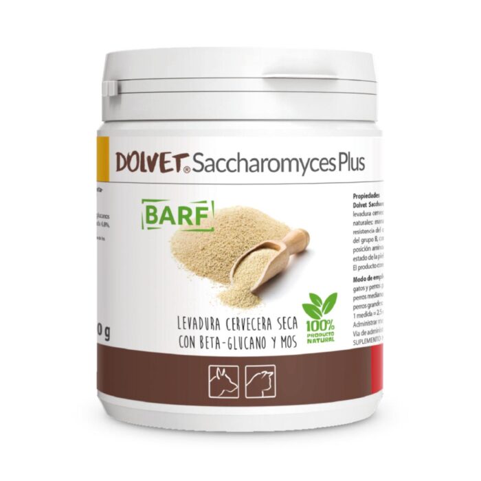 Dolvet Saccharomyces Plus 300gr - Suplemento perros y gatos
