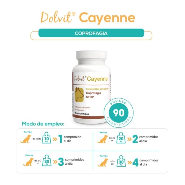 Dolvit Cayenne x 90 tabs - Suplemento para perros - Imagen 2