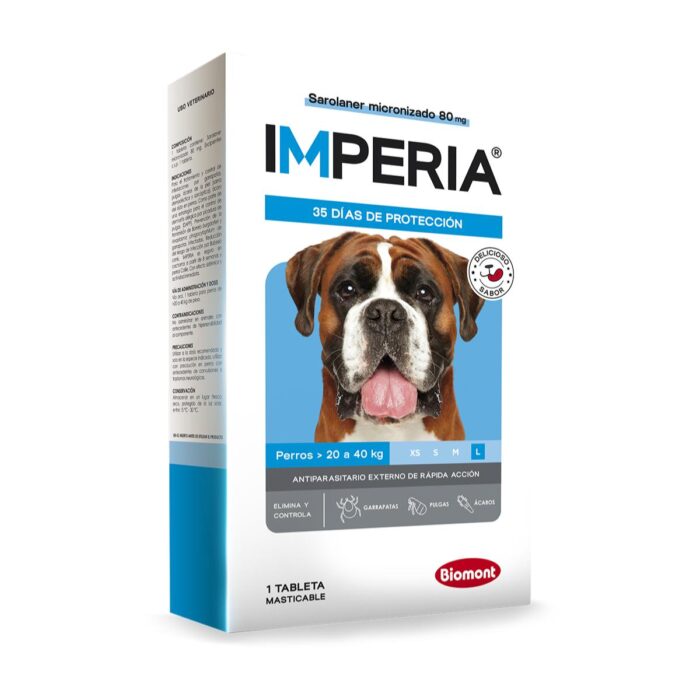 Imperia L Perros de 20 a 40kg - Tableta Antipulgas