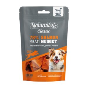 Naturalistic Classic Salmon Nugget 100gr - Snack para perros