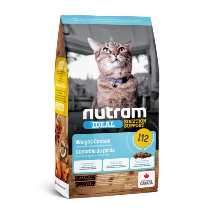 Nutram I12 Weight Control Chicken & Barley - Gatos adultos