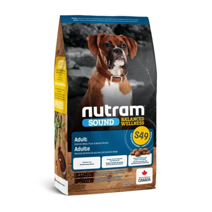 Nutram S49 Adult Salmon, Trout & Barley - Todas las razas