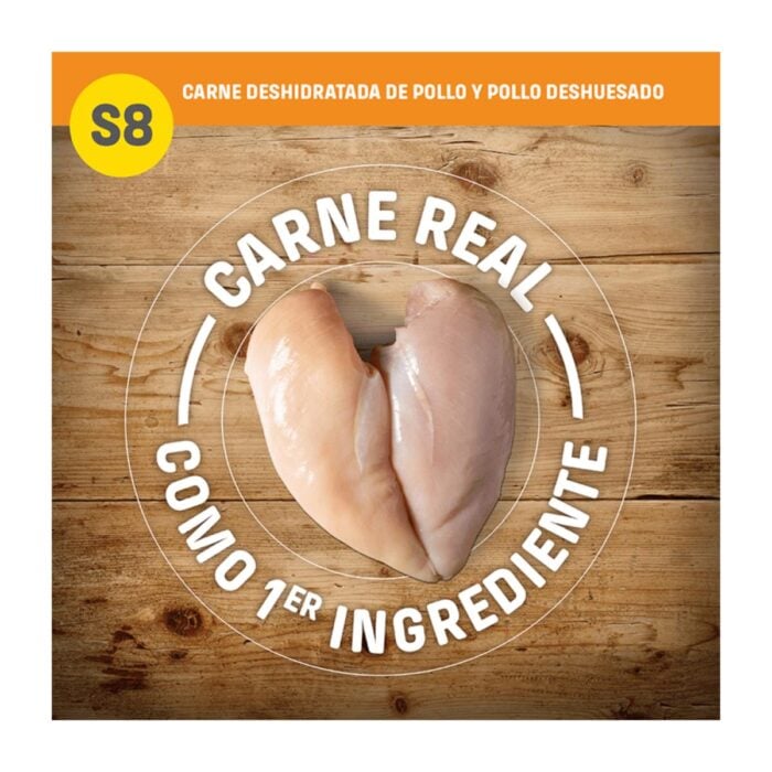 Nutram S8 Adult Chicken & Oatmeal 11.4kg - Razas grandes - Imagen 3