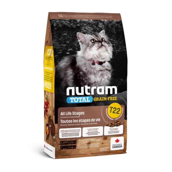 Nutram T22 Total Grain Free Chicken & Turkey - Todas las edades