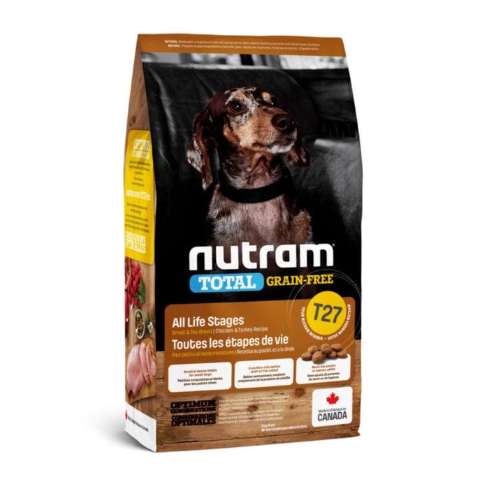 Nutram T27 Total Grain Free Chicken & Turkey - Razas pequeñas