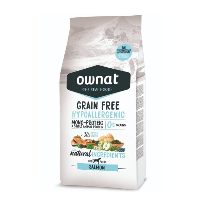 Ownat Grain Free Hypoallergenic Salmon - Adultos todas las razas
