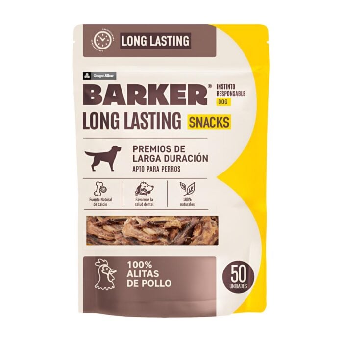 Barker Alitas de Pollo x 50un - Snack para perros