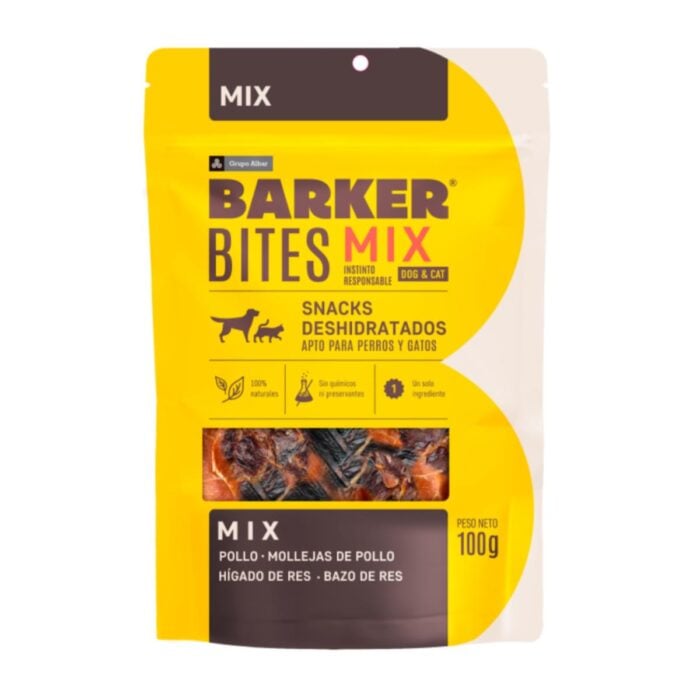Barker Bites Mix 100gr - Snack para perros y gatos