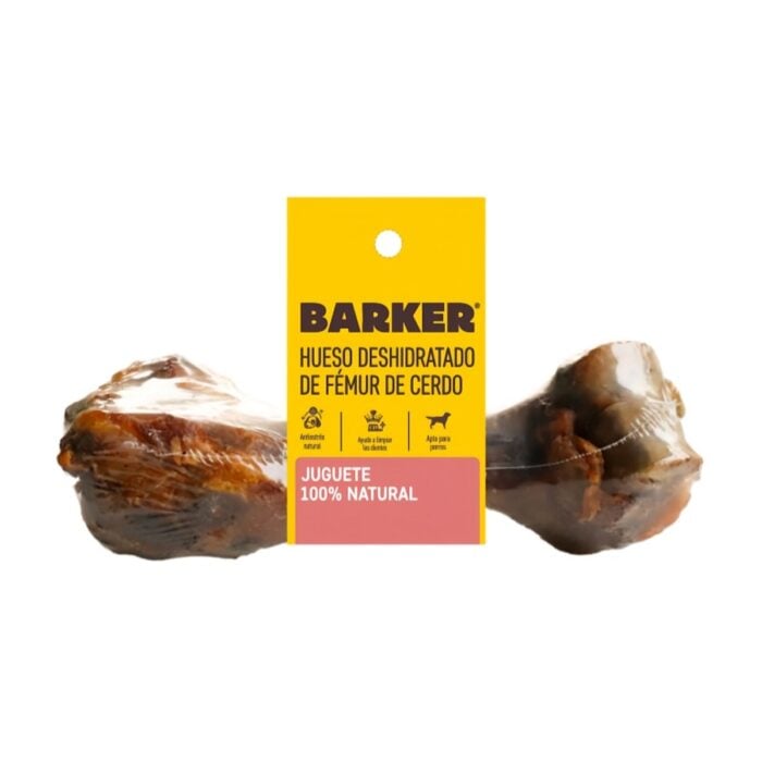 Barker Hueso Fémur de Cerdo Deshidratado - Snack para perros