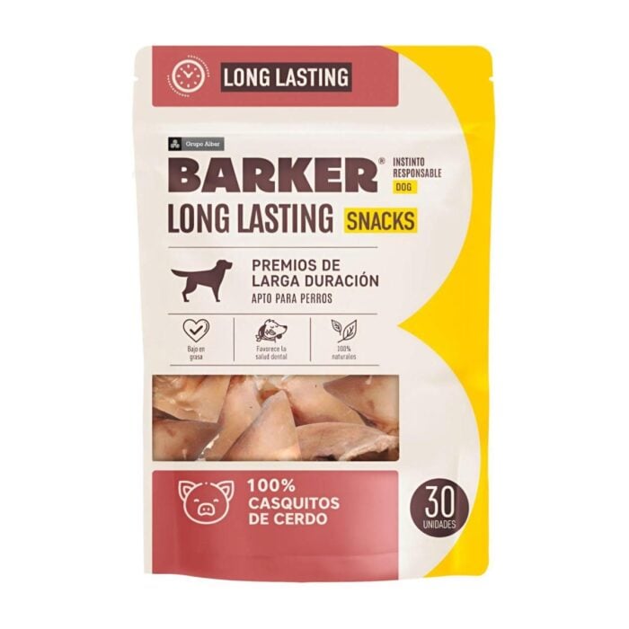 Barker Long Lasting Casquitos de Cerdo x 30un - Snack perros