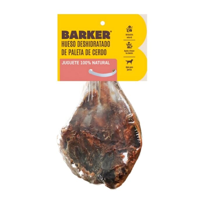 Barker Paleta de Cerdo Hueso Deshidratado - Snack para perros