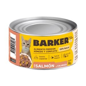 Barker Salmón y Calabaza 85gr - Alimento húmedo para gatos