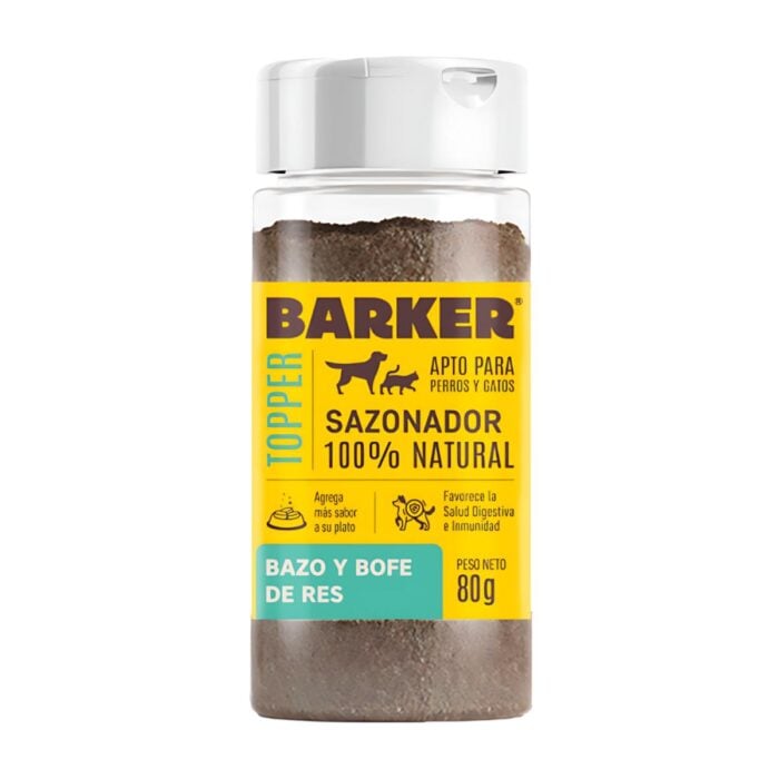 Barker Sazonador Bazo y Bofe de Res 80gr - Perros y Gatos