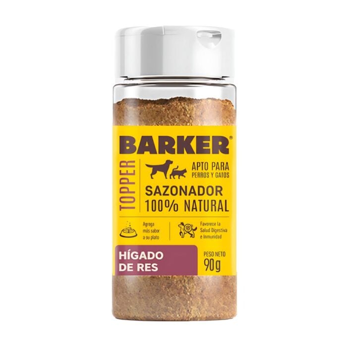 Barker Sazonador Hígado de Res 90gr - Perros y Gatos
