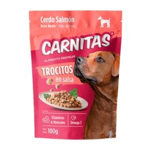 Carnitas Trocitos en Salsa Cerdo y Salmón 100gr - Adultos