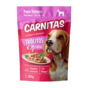 Carnitas Trocitos en Salsa Pavo y Ternera 100gr - Adultos
