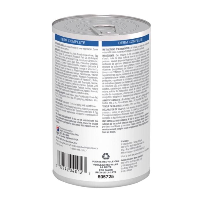 Hills PD Derm Complete x 369gr - Perros con Alergias - Imagen 2