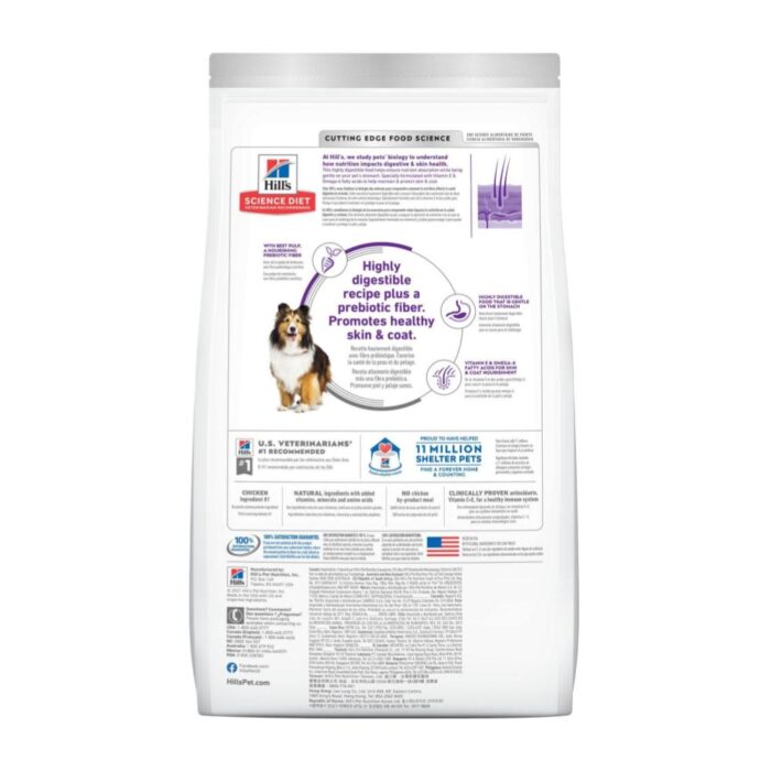 Hills SD Adult Sensitive Stomach & Skin 1.8kg - Perros Adultos - Imagen 2